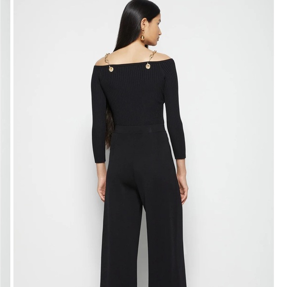 Simkhai Quinn off shoulder chain top black XS - Picture 4 of 8